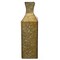 Decorative Antique Style Metal Bottle Shape Gold Floor Vase for Entryway, Living Room, Dining Room, Home Decor, Centerpiece, Ornamental, Vintage-Inspired, Elegant Tall Statement Piece, Metallic Finish
